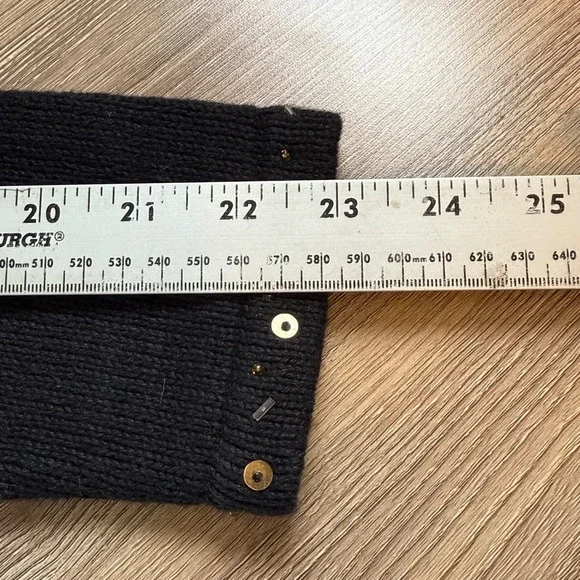 Vintage Designers‎ Originals Sweater Womens Medium Petite Black Cat Lover Zip - Picture 4 of 10